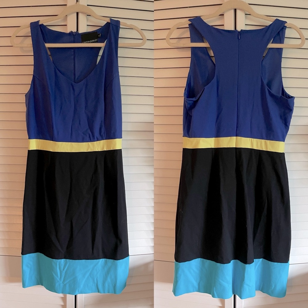 Color Blocked Cynthia Rowley Dress